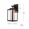 Globe Globe Electric Capulet 1-Light Matte Black Wall Sconce 44359 - alternate 2